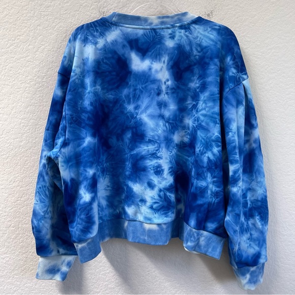 Farm Rio Radish Blue Tie Dye Set Pants & Sweatshirt Size Small - Picture 4 of 6